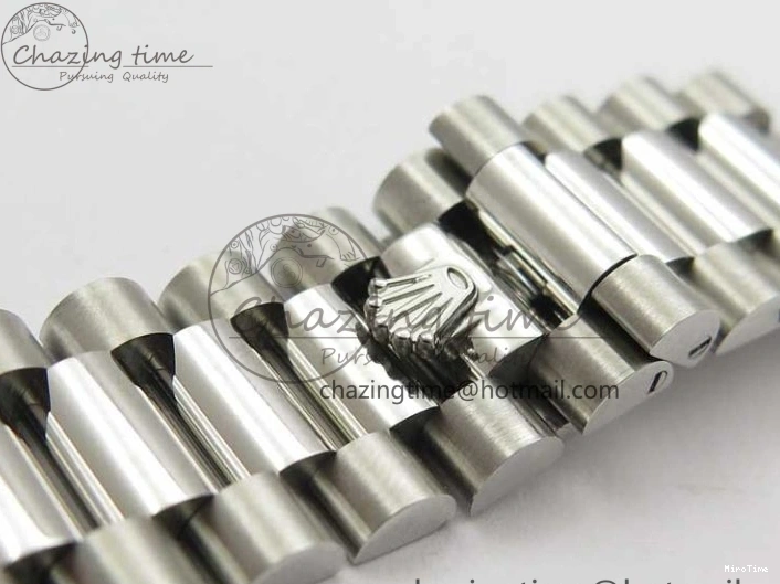 MiroTime 0111 Neat Day-Date 40mm 228239 BP New Dial Version 904 SS RG Stick Markers Dial on SS President Bracelet A 2819